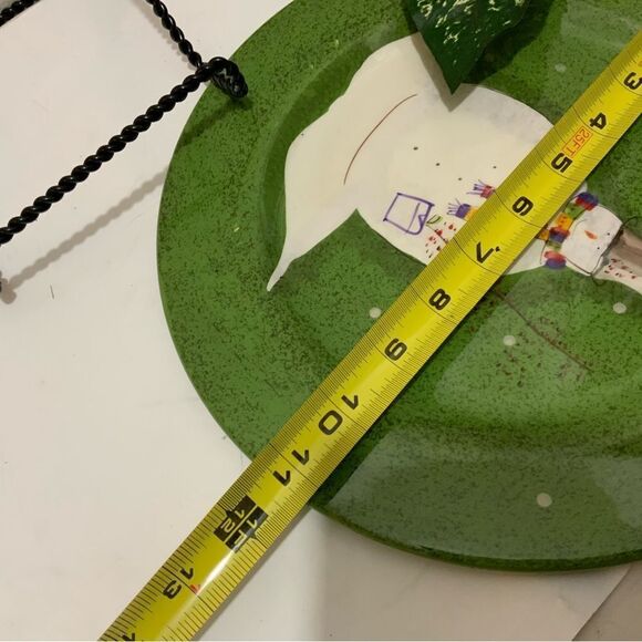 Oneida Snowmates Snowman round 11.25”  Dinner Plate A12 - Picture 5 of 5